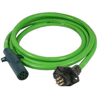 91191 Phillips Lectraflex 15 ft. 7-Way ABS Cord Straight, Green