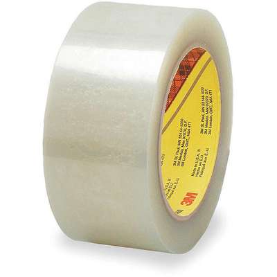 Scotch Box Sealing Tape, 48 mm x 100 m, 3 Core, Clear, 36/Carton 