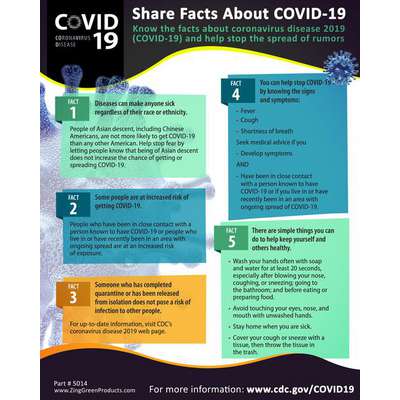 Coronavirus Disease Covid-19, poster 16x20 