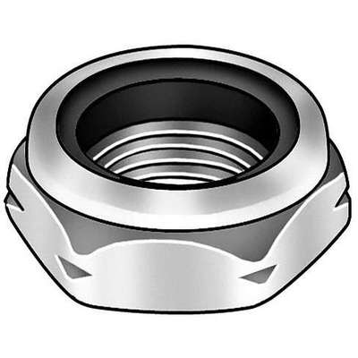 Stainless Steel Nylon Insert Jam Thin Lock Nut 3/8-16 Qty 250 