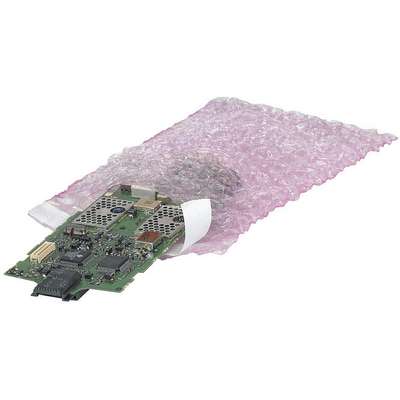 Pack of 1100 4 x 7 1/2 Clear Top Pack Supply Self-Seal Bubble Pouches 