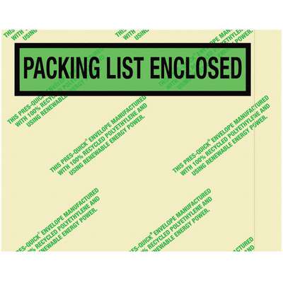 Packing List Envelope,2 Mil,