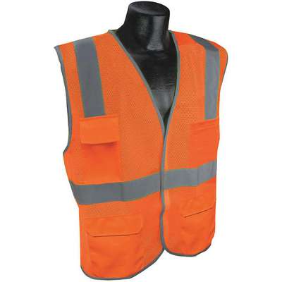 High Visibility Vest,Orange/
