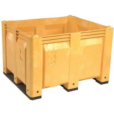 Bulk Container,Yellow,36-3/4in.