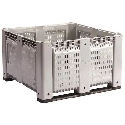 Bulk Container,Gray,44-3/4in.W