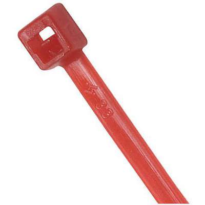 Cable Tie,Standard,7.9 In.,Red,