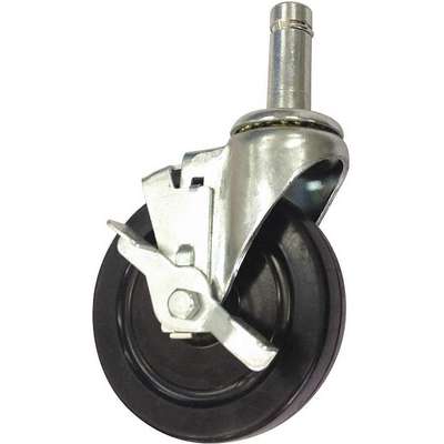 4" Non-Marking Swivel Caster with Stem Friction Ring 
