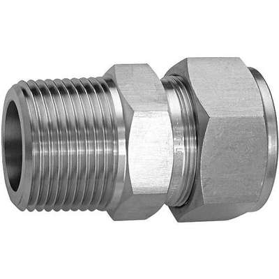 Male Connector,SS,3/8in.,