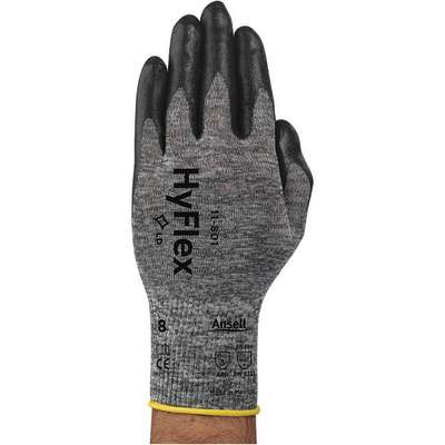Coated Gloves,S,Black/Gray,