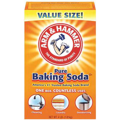 Baking Soda,4 Lb.,Odorless,Box,