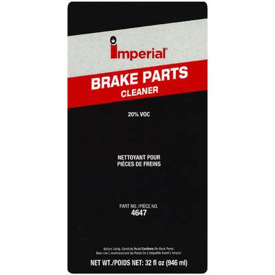 Brake Parts Cleaner Label Only