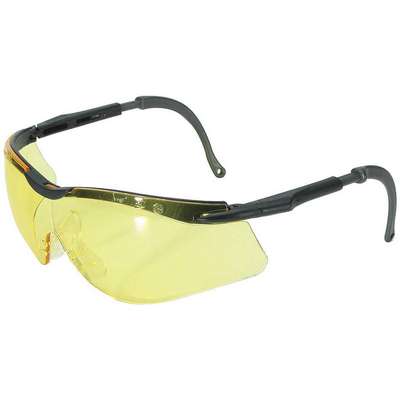 Safety Glasses,Amber Lens,Half