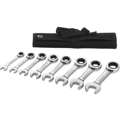 LANG TOOLS WRENCH SET RATCH OS SAE ROW-5 