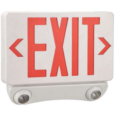 Exit Sign,ABS,LED ,2W,9-1/2in.