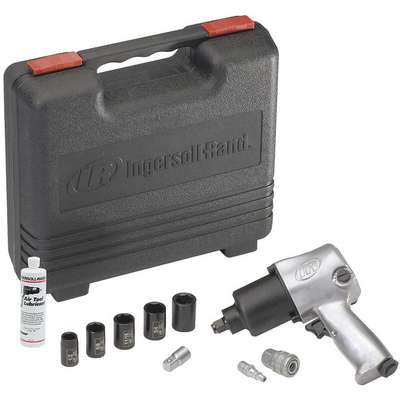 Air Impact Wrench Kit,1/2 In.,