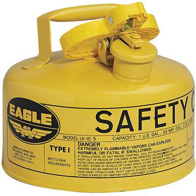 Safety Can,Type 1,Yellow,1 Gallon