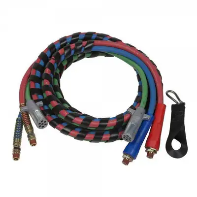 3-In-1 Cord 12' Red/Blue,Grip