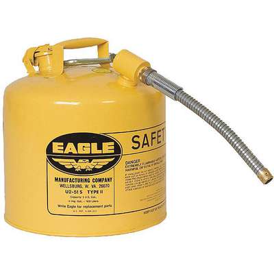 Type II Safety Can,5 Gal,Yellow