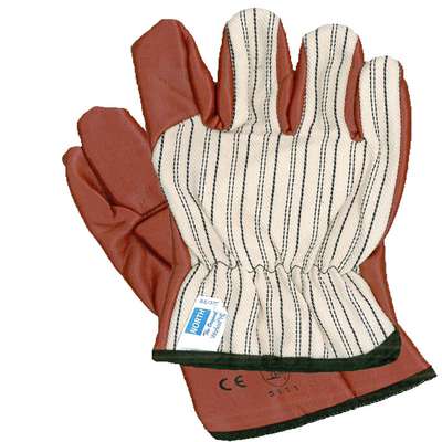 Nitrile/Cotton Work Glove, L