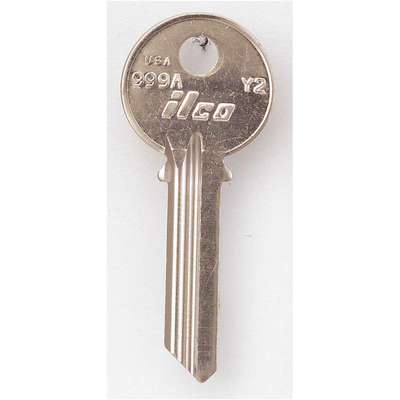 Key Blank,Brass,Type Y2,6 Pin,