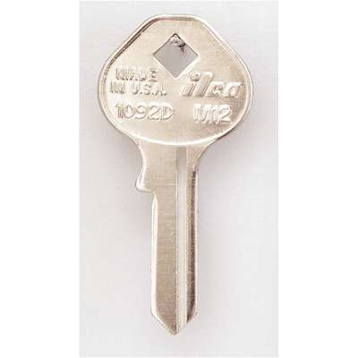 Key Blank,Brass,Type M12,5 Pin,