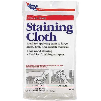 Staining Cloth,18 x 14 In.,PK4