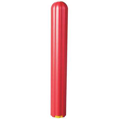 Cover,Bollard Post,Red,6 To 7 In Dia