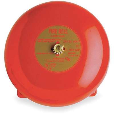 Fire Bell,Red,H 3 11/32 x L 6