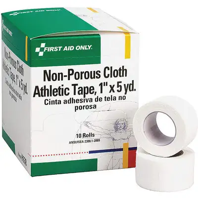 Athletic Tape,White,1 In. W,5