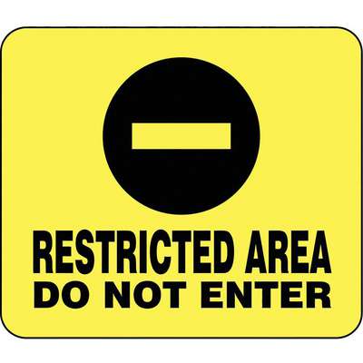 Sign,Restricted Area Do Not