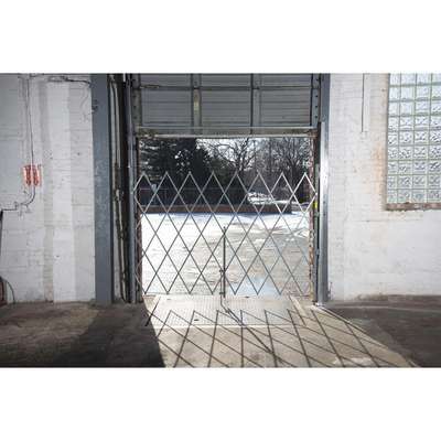 Folding Gate,Gray,3 To 4 Ft.