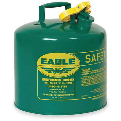 5 Gal Safety Can,Type I,Green