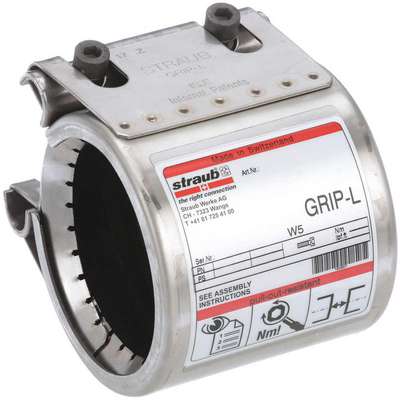 Grip L Coupling,6 In Pipe Size