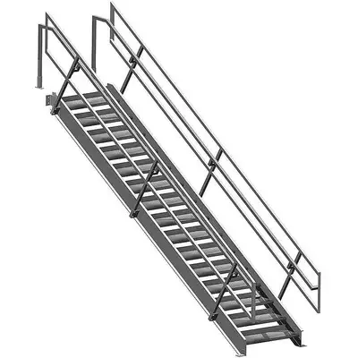 Mezzanine Stair Unit,Assembled,