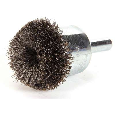 Wire Brush Set CGW 3/4" Crimped End Brush - .010 Stainless Steel Wire, 1/4" Shank, 5-Pack (Made In USA) Metal Wire Brush