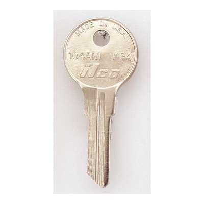 Key Blank,Brass,Type AP4,6 Pin,
