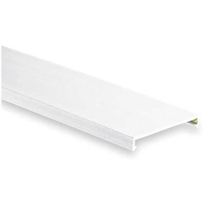 Wire Duct Cover,Flush,White,3.