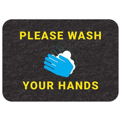 Wash Your Hands Floor Sign,PK4