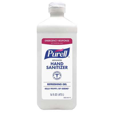Hand Sanitizer,Size 16 Oz.,PK12