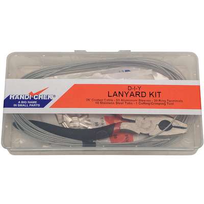 Lanyard Assembly Kit,3/64 In,