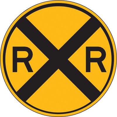 Railroad Sign,12"H,12"W,