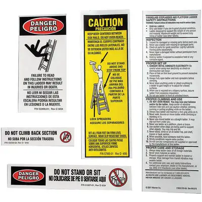Stepladder Safety And Labels