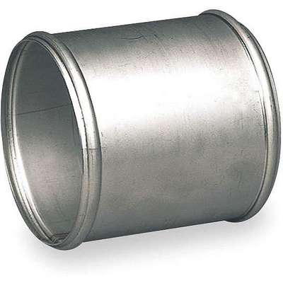 911088 Ducting Hose Connector: 304 Stainless Steel, 6 in Outside Dia. (In.)