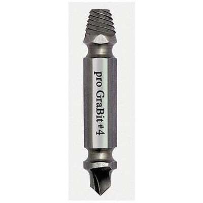 Drill/Extractor Tool,#4 Size,