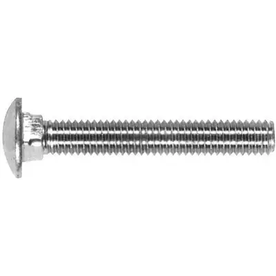 4-1/2 in 3/8-16 Carriage Bolt PK10 
