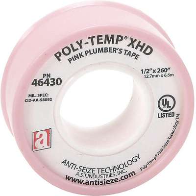 916625-6 Anti-Seize Technology Thread Sealant Tape, PTFE, 1.2 to