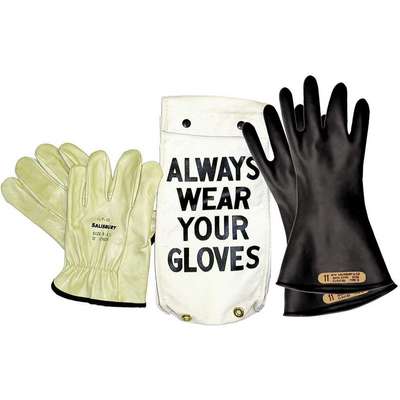 Insulated Gloves,SIZE10,Black