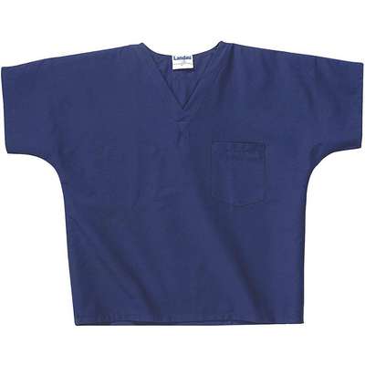 Scrub Shirt,XL,Navy,Unisex