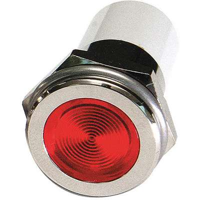 Flat Indicator Light,Red,12VDC