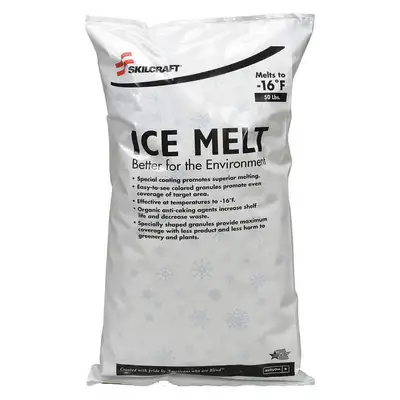 Granular Ice Melt,50 Lb.,Blue